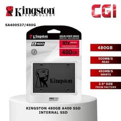 Kingston A400 SSD 480GB SATA 3 2.5” Solid State Drive