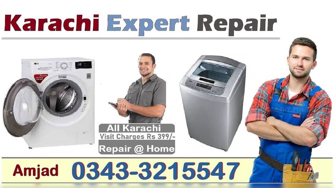 Automatic Washing Machine Expert Home Repair Services All Karachi 0