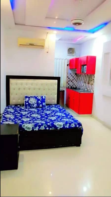 1BED STUDIO APARTMENT FOR RENT IN ALLAMA IQBAL TOWN 13