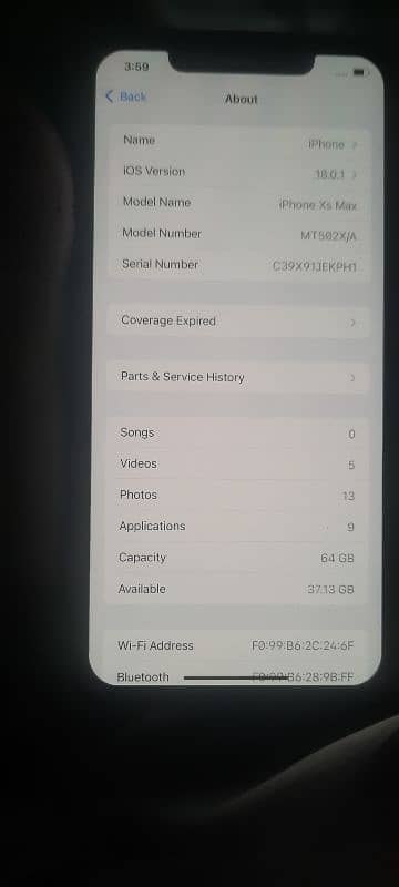 iphone xsmax 64 gb pta approve 10 by 10 battery 77 4