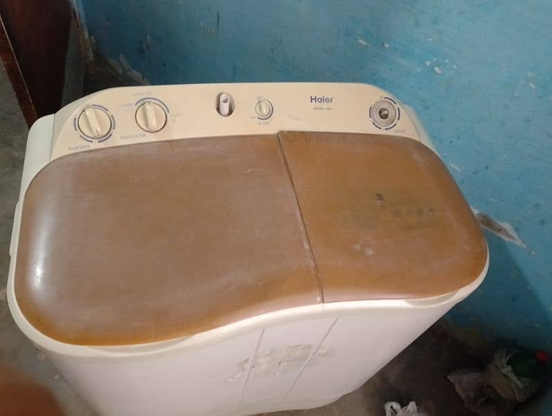 Haier washing machine drayer nhi hai moter wagera kuch bhi nhi hai 2