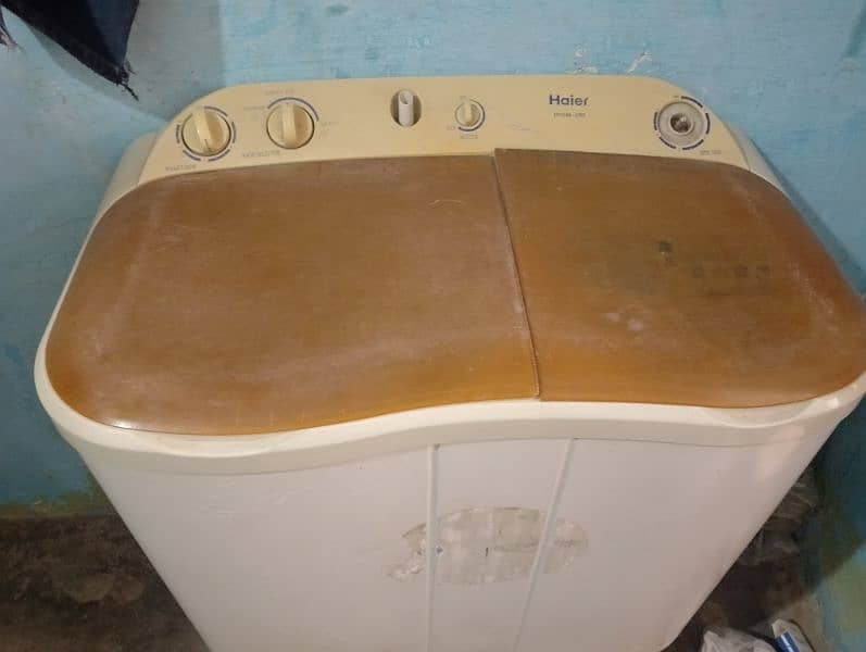 Haier washing machine drayer nhi hai moter wagera kuch bhi nhi hai 8