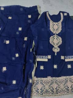 Chiffon shirt and dupatta