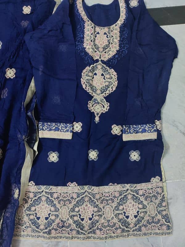 Chiffon shirt and dupatta 1