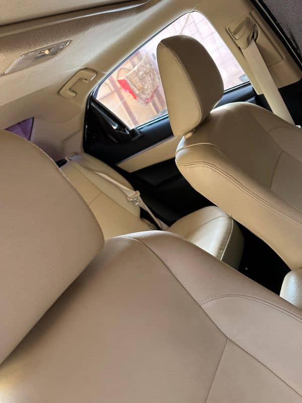 Toyota Altis Grande Beige Interior 2024 5