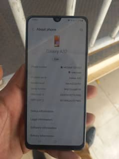 Samsung A32 PTA approved 6/128 finger display per price 26000