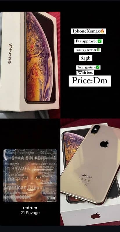 iphone xsmax pta approved 64gb waterpack 0