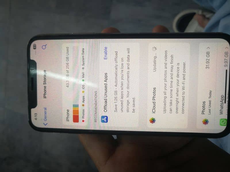 I phone X white colour non pta 256 GB 2