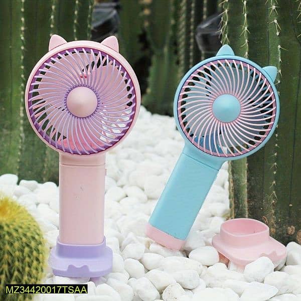 Mini portable rechargeable fan 1