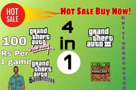 Gta Vice City+ San Andreas + GTA 3 + Minecraft for android