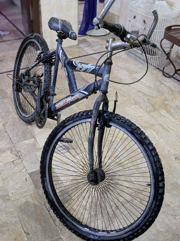 "Full-Size Mountain Bike - Affordable Price, Minor Repairs Needed" 5