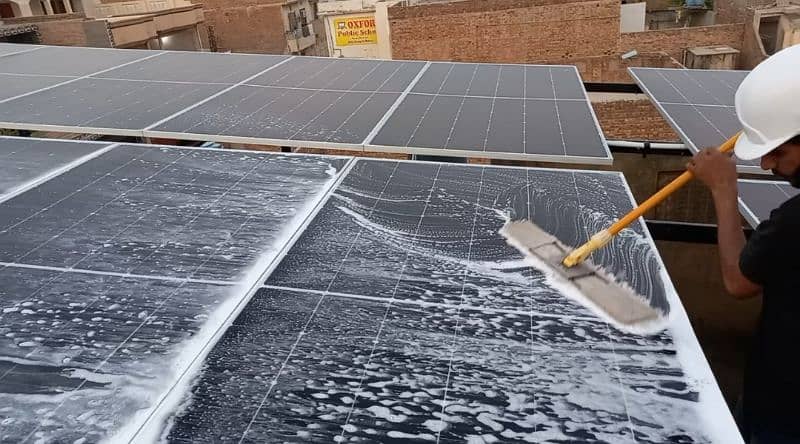 Solar Panel cleaning / Solar plates Washing **PROFESSIONALY** 7