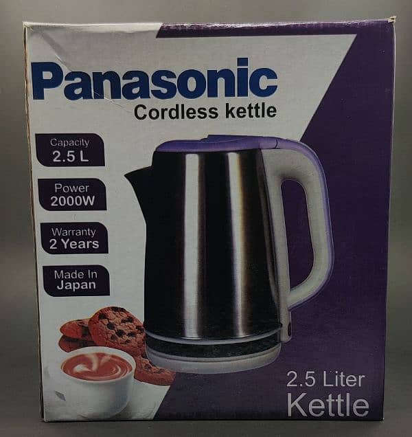 Panasonic cordless kettle 2.5L with delivery all Pakistan 4