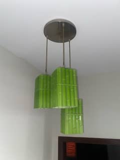 Green Chinese Hanging Lamps