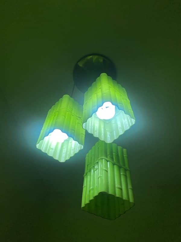 Green Chinese Hanging Lamps 1