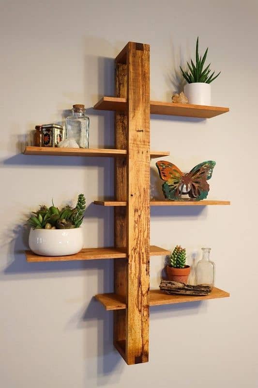 wooden hanging shelves | wall decor |wooden organizer rack| wall shelf 1