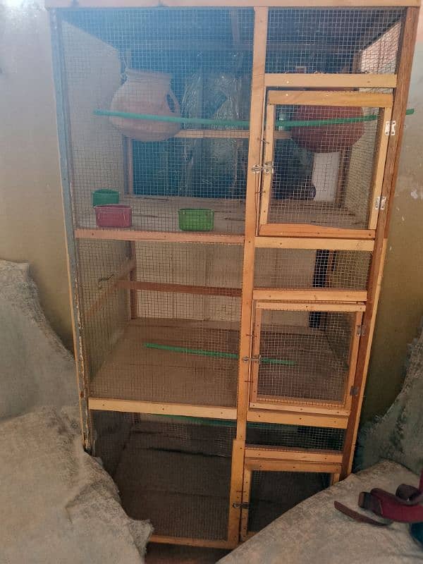 Birds cage 3 portion new 0