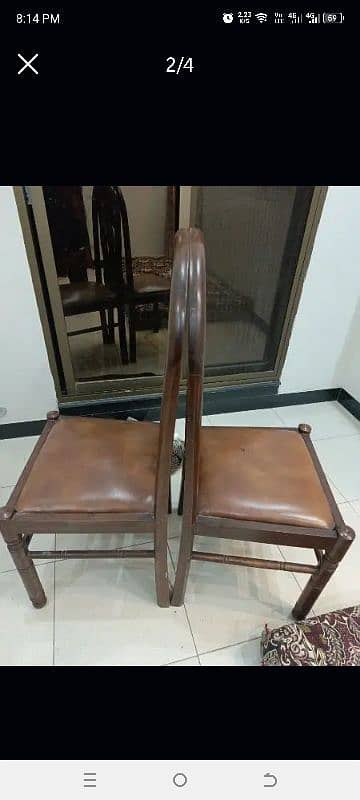 old wood chairs for good condition 1