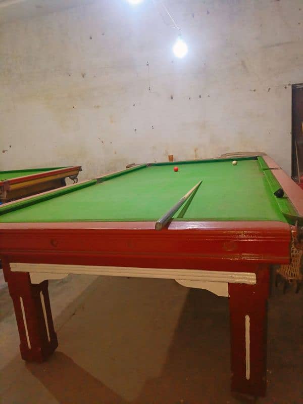 snooker table 2 5/10  argent sell 3