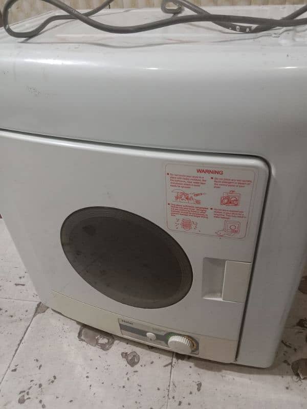 Haier   dryer good condition all oky 0