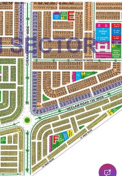 ALL DUES CLEAR 1 KANAL E BLOCK PLOT FOR SALE ON GROUND LDA CITY LAHORE JINNAH SECTOR