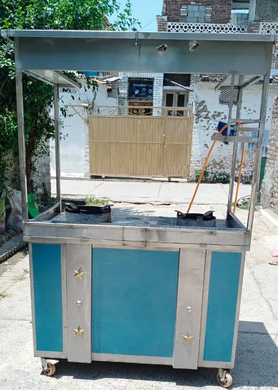 Buger & Chips counter for sale (Steel) 2