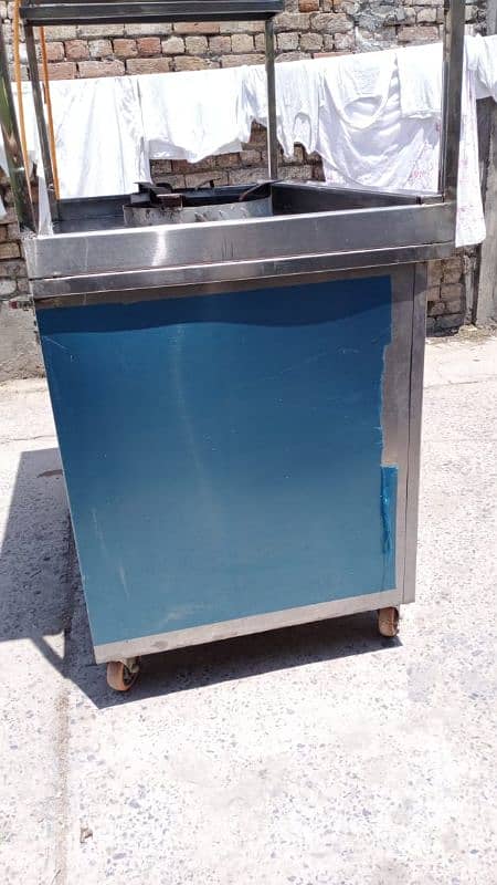 Buger & Chips counter for sale (Steel) 4