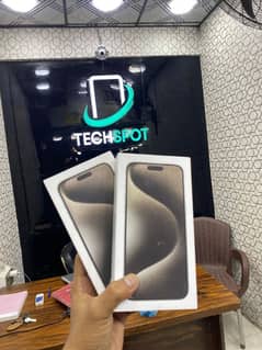 iphone 15 pro max 256GB jv box pack non pta non active available