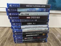 PS4 games for sale. 0