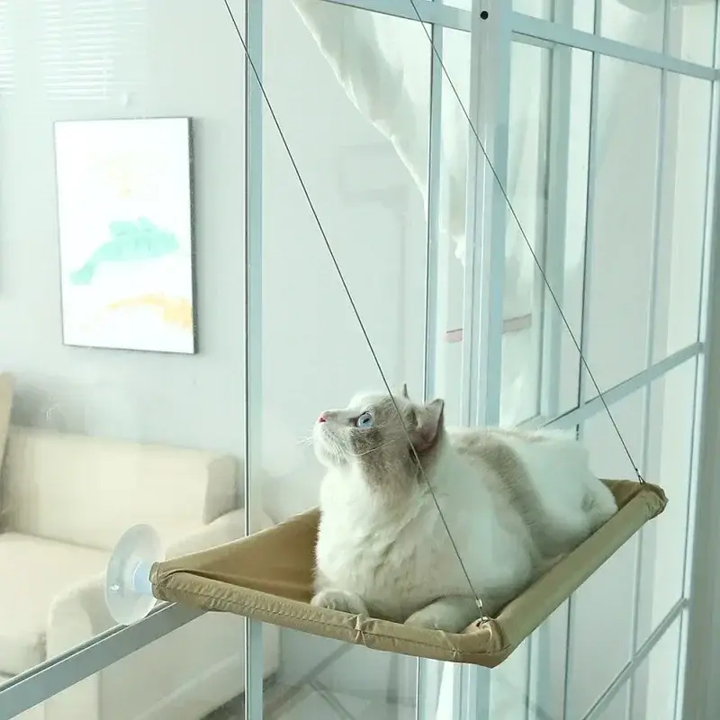 Hanging Cat Bed, Cat Hammock / Cat Food Dispenser Drinking Water. — photo 5