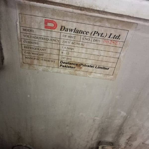 Dawlance Freezer for sale 3