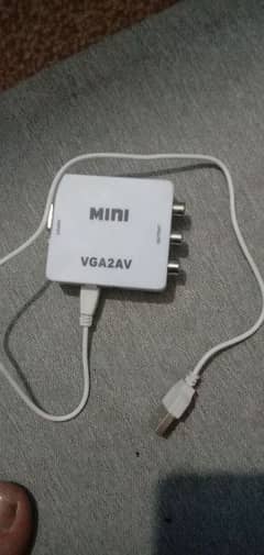 Vga to av converter only 2days use