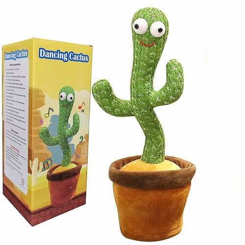 Dancing, Talking Cactus | Tree Cactus Plush Toy For Children, Kids Or 0