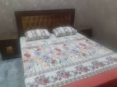 Double Bed With Side Tables with mattres 0