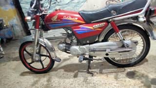 HONDA CD 70 TOTALLY genuine 2008 golden number 0