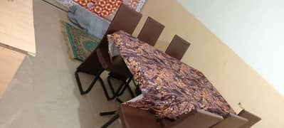 table chairs seat curtain