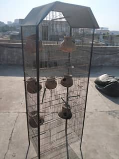 3 portions and 2 portions cage (pinjra)