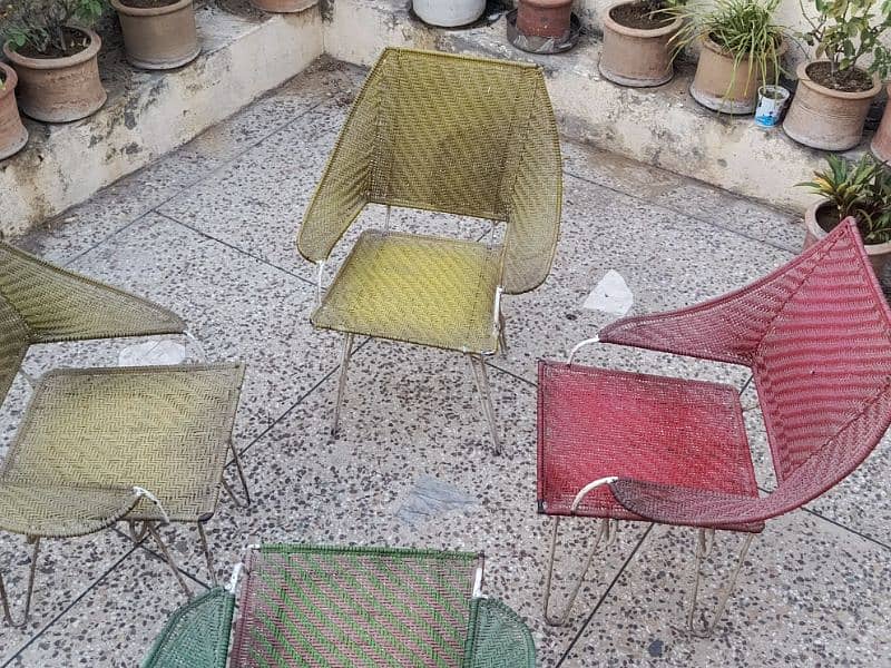 5 Garden Chairs for Sale | Hand knitted 1