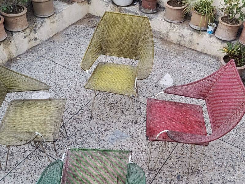 5 Garden Chairs for Sale | Hand knitted 2