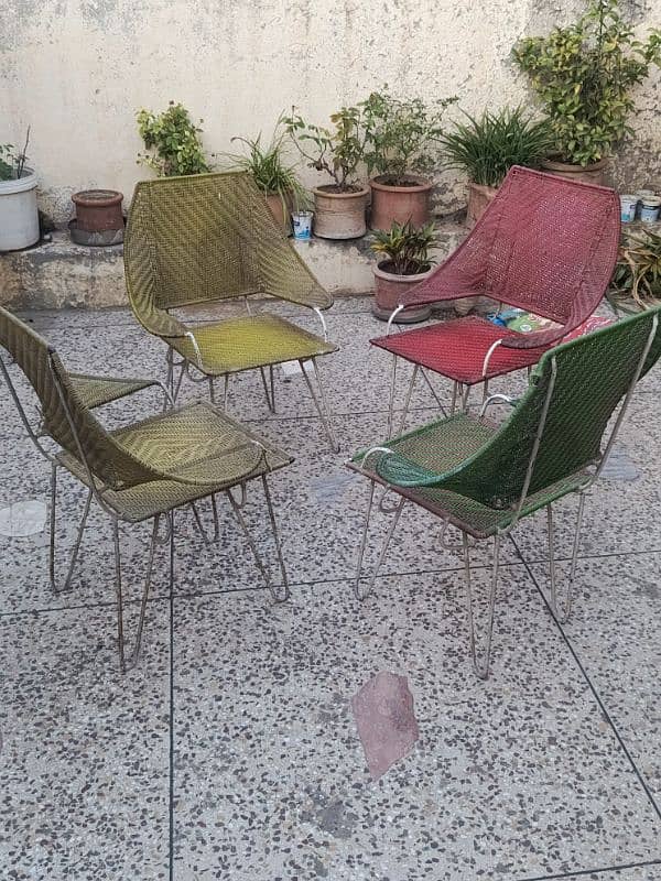 5 Garden Chairs for Sale | Hand knitted 9