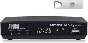 Freeview HD TV Set Top Box Recorder - August DVB400 - Watch Live, Sche