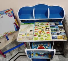 Study Table with chair and white board