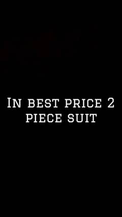 2 piece suit