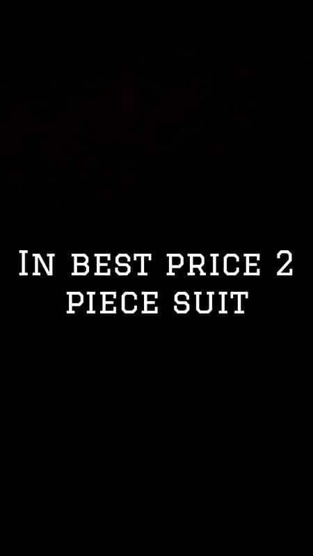 2 piece suit 0