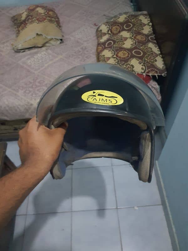 open face helmet used normal condition. . . 03234757343 4