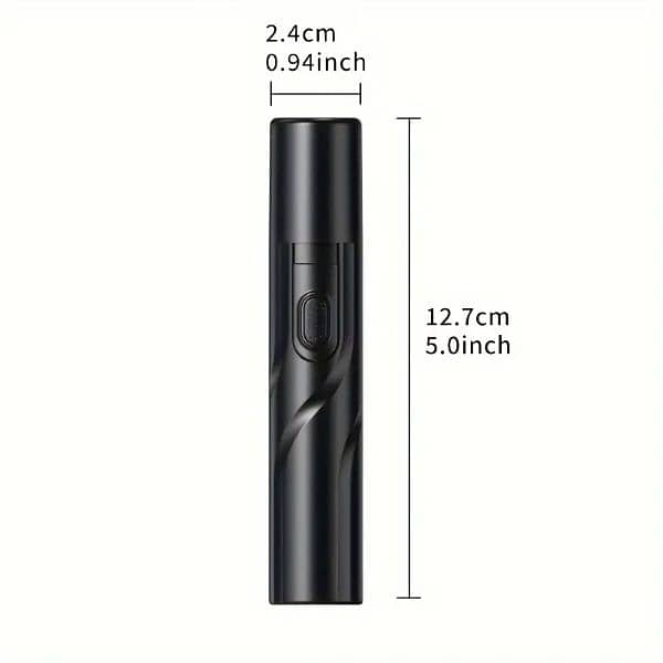 Electric Nose Hair Trimmer, Battery Powered Nose And Ear Hair Trimmer, 5