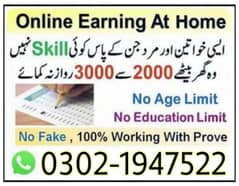 Online job at Home/Part Time/Data Entry/Typing/Assignments/Teaching