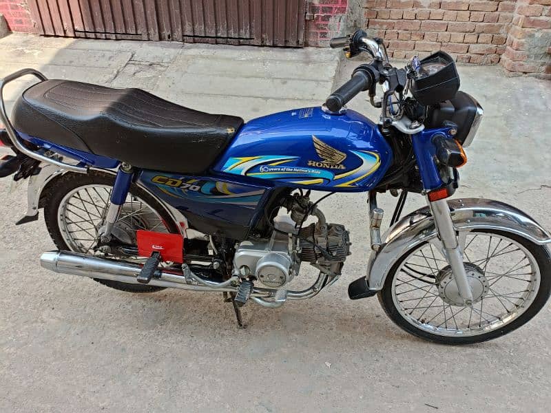 Honda CD 70cc model 23/24 documents & biometric available 5