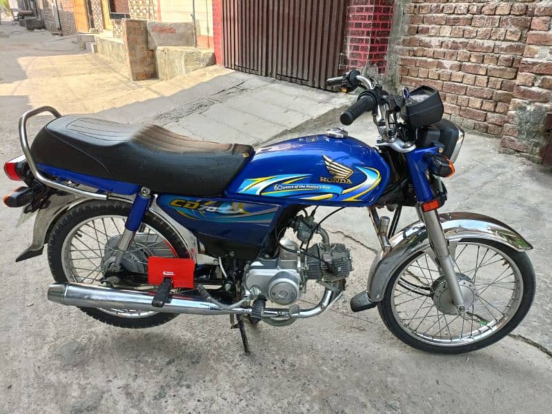 Honda CD 70cc model 23/24 documents & biometric available 6