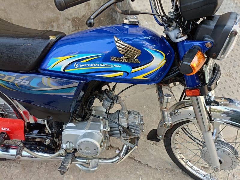 Honda CD 70cc model 23/24 documents & biometric available 7